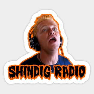 Shindig Radio (Old Huckleberry Variant) Sticker